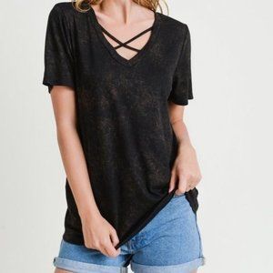 Black Washed Top